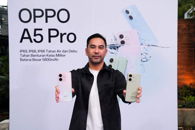 OPPO Indonesia segera meluncurkan OPPO A5 Pro yang siap menjadi partner andalan menghadapi tantangan sehari-hari tanpa khawatir jatuh atau basah